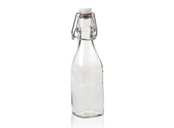 SWING Vannflaske med patentkork 25cl Røff flaske til vann eller oljer